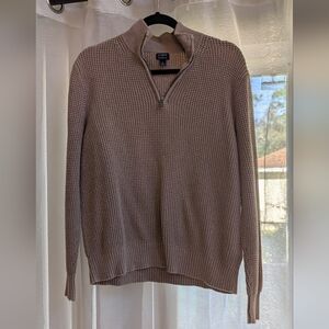 J Crew Cotton Quarter Zip